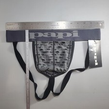 Papi Men's Jockstrap  Rayon, Polyester  Spandex  Medium