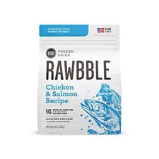 BIXBI Rawbble Freeze Dried Dog Food Chicken Salmon Grain Free 12oz USA Made 48.12 per pound