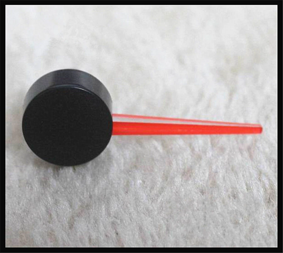 5 piezas velocímetro de plástico longitud coche aguja punteros rojos buje negro accesorios Foto 4 de 4