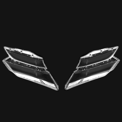 Transparent Headlight Lens Replacement Cover Pair For Toyota Wilfa 2008-2014