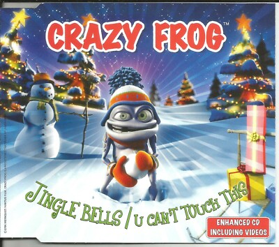 CRAZY FROG Jingle Bells / Can t Touch this MIXES & VIDEO CD Single MC HAMMER trk