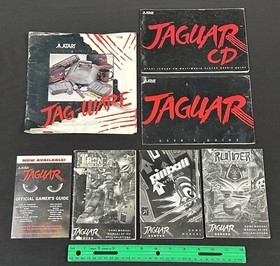 RARE Atari Jaguar CD User Guide, Jag-Ware Catalog, Game Manuals, OG User&rsquo;s Guide