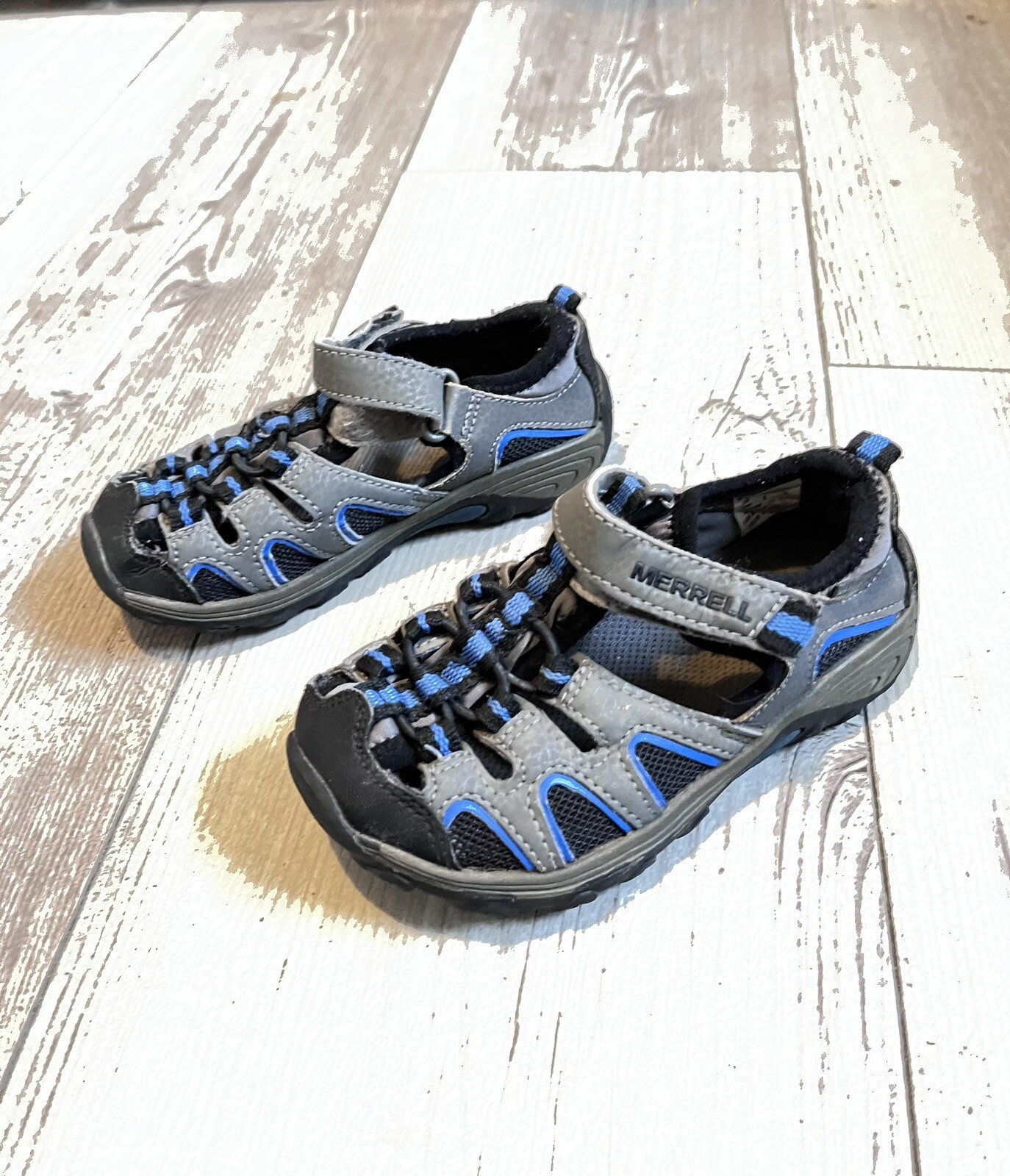 MERRELL Sandalo escursionistico impermeabile Merrill bambini blu e grigio taglia 10M