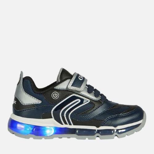 Persona enferma Minero Yogur ✓ Tenis Geox ANDROID con Luces LEDS Niño Azul Marino Oscuro Zapatillas  Deportiva | eBay