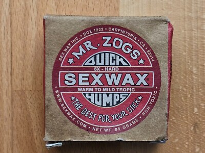 Sex Wax Surf Wax Quick Humps 5X Red - Hard - Warm to Mild Tropic