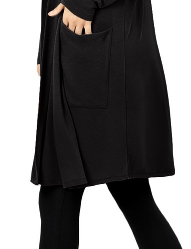NE PEOPLE Damen Basic Langarm vorne offen lässig Taschen Cardigan NEUJ1440 - Bild 5 von 125