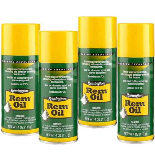 4 PACK Remington Rem Oil Lube Protects Metal Parts 4 oz. Spray Can eBay