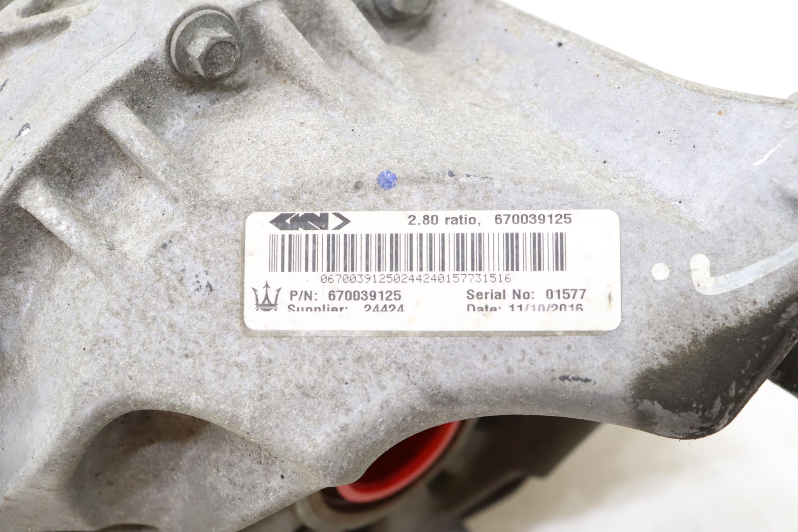 2014 - 2024 MASERATI QUATTROPORTE AWD 3.0L REAR DIFFERENTIAL CARRIER 2.80 OEM