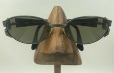 Vintage Tura Chagall G977 Gunmetal Oval Sunglasses Italy FRAMES ONLY