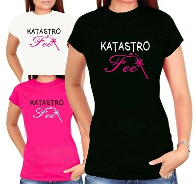 BLICKFANG KATASTROFEE FEE DRINKERBELL SPRÜCHESHIRT FUNSHIRT PARTYSHIRT FASCHING KARNEVAL