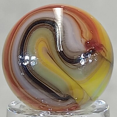 Small Jabo Swirl Marble .53 Inches Near-Mint Condition Combined Shipping 
