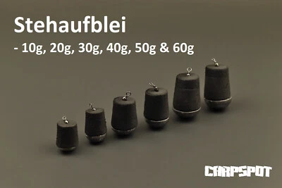 Stand Up Blei Stehaufblei Sinker Grundblei Schlammblei Steh auf Blei Wirbel TSH