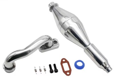 EXHAUST PIPE For Duratrax Firehammer Smartech Carson FG 1/5 RC OFF-ROAD  CARS