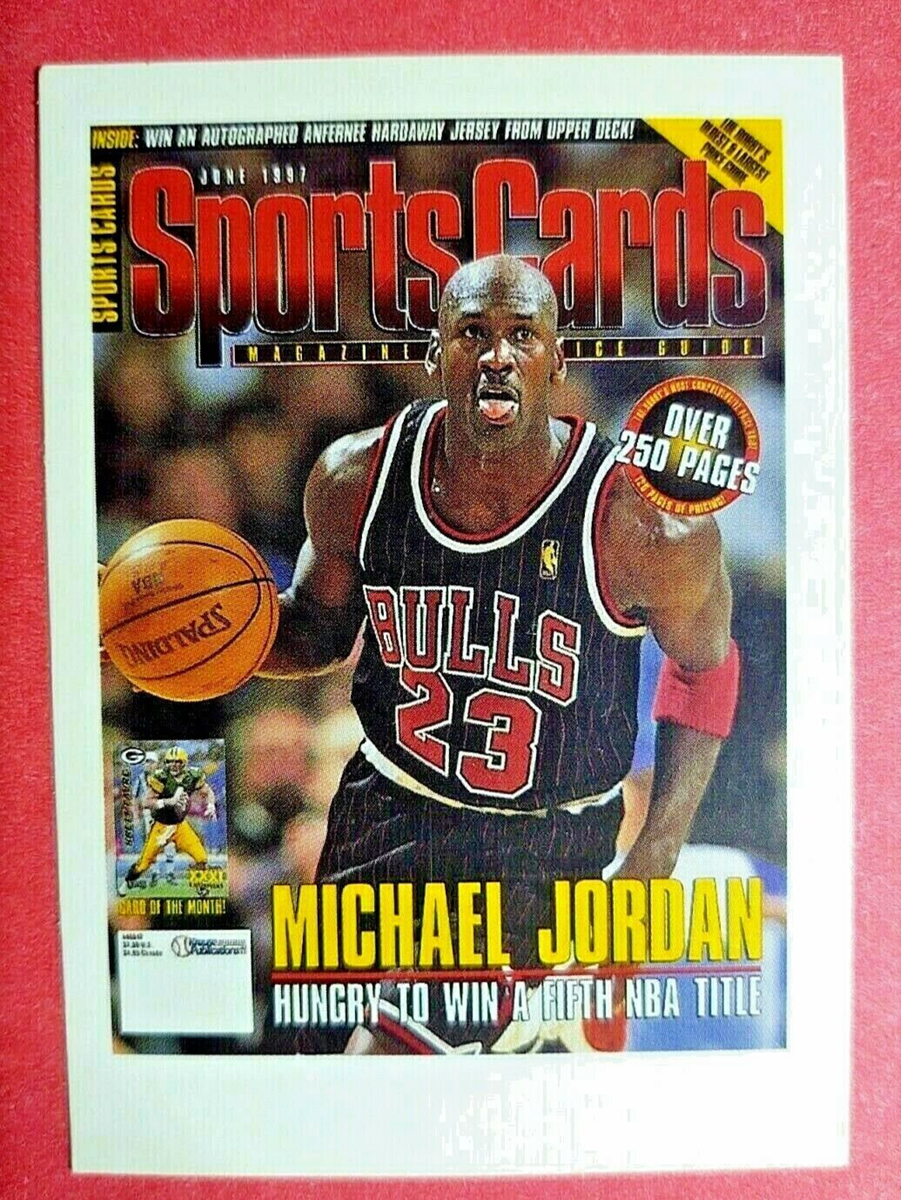1997 SPORTS ILLUSTRATED PROMO CARD MICHAEL JORDAN CHICAGO BULLS