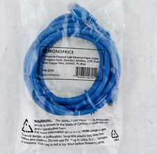 Flexboot Cat6 Ethernet Patch Cable Network RJ45 Stranded UTP 24AWG 7ft Blue