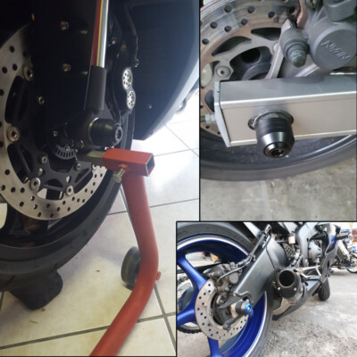 For KAWASAKI NINJA ZX6R ZX10R ZX14R Front Rear Fork Wheel Slider