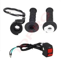 7/8" Twist Throttle Cable Accelerator Handlebar Grip Mini Dirt Pit Bike ATV Quad