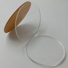 1X Selbermachen Laserschnitt Acryl Scheibe Klar/Weiß / Schwarz Plastik Runde Uhr