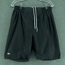 Matman Wrestling Co Shorts Mens Large Black Polyester Elastic Waist USA Made