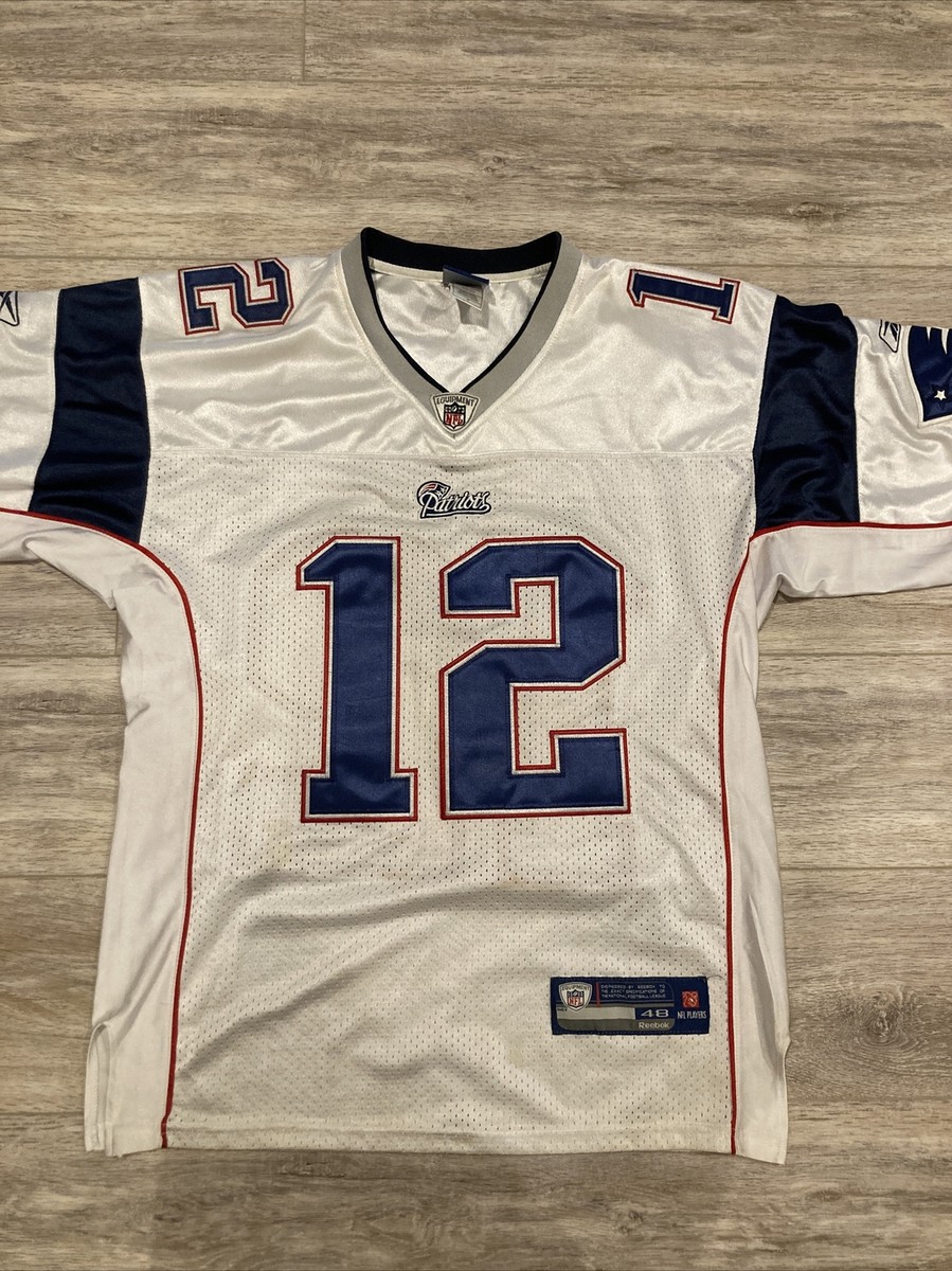 Tom Brady Reebok Jersey Size 48 NFL Football New England Patriots
