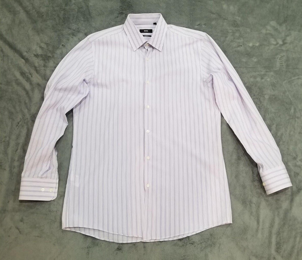 HUGO BOSS men's shirt Sharp Fit size 15 1/2 - 32/33 EUC