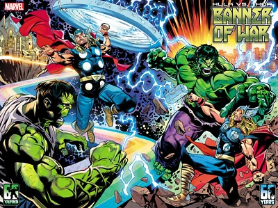 HULK vs. THOR: BANNER OF WAR #1 (SHAW WRAPAROUND VARIANT) ~ MARVEL
