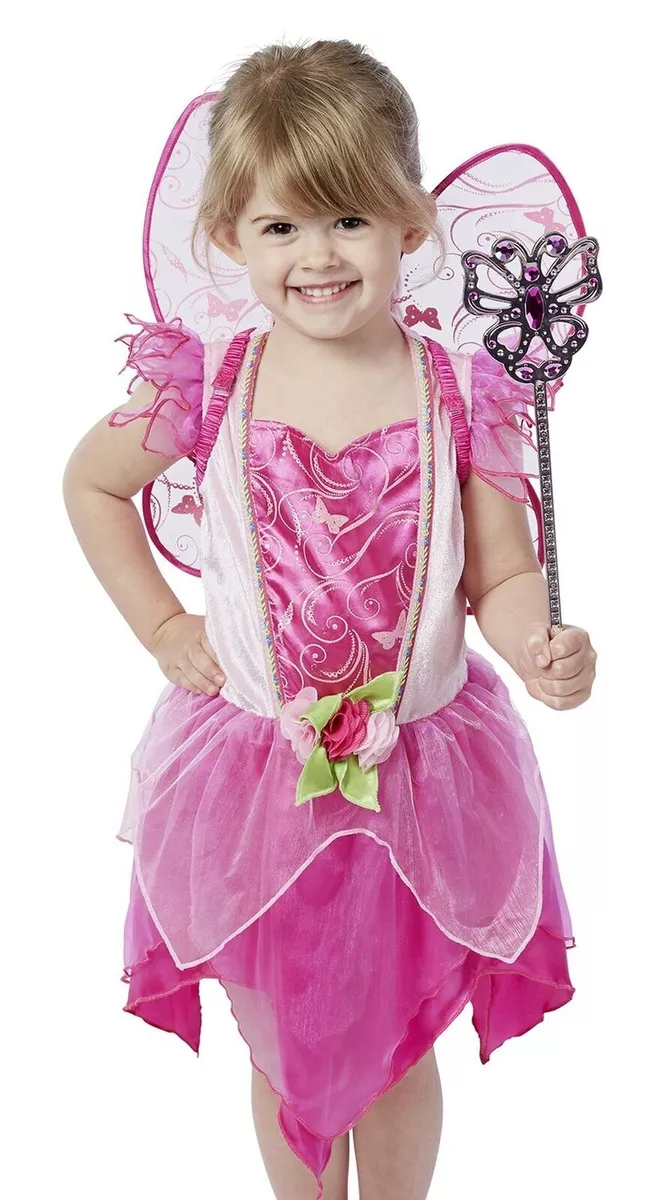 Melissa & Doug Flower Fairy Costume Role Play Dress-up for Kids