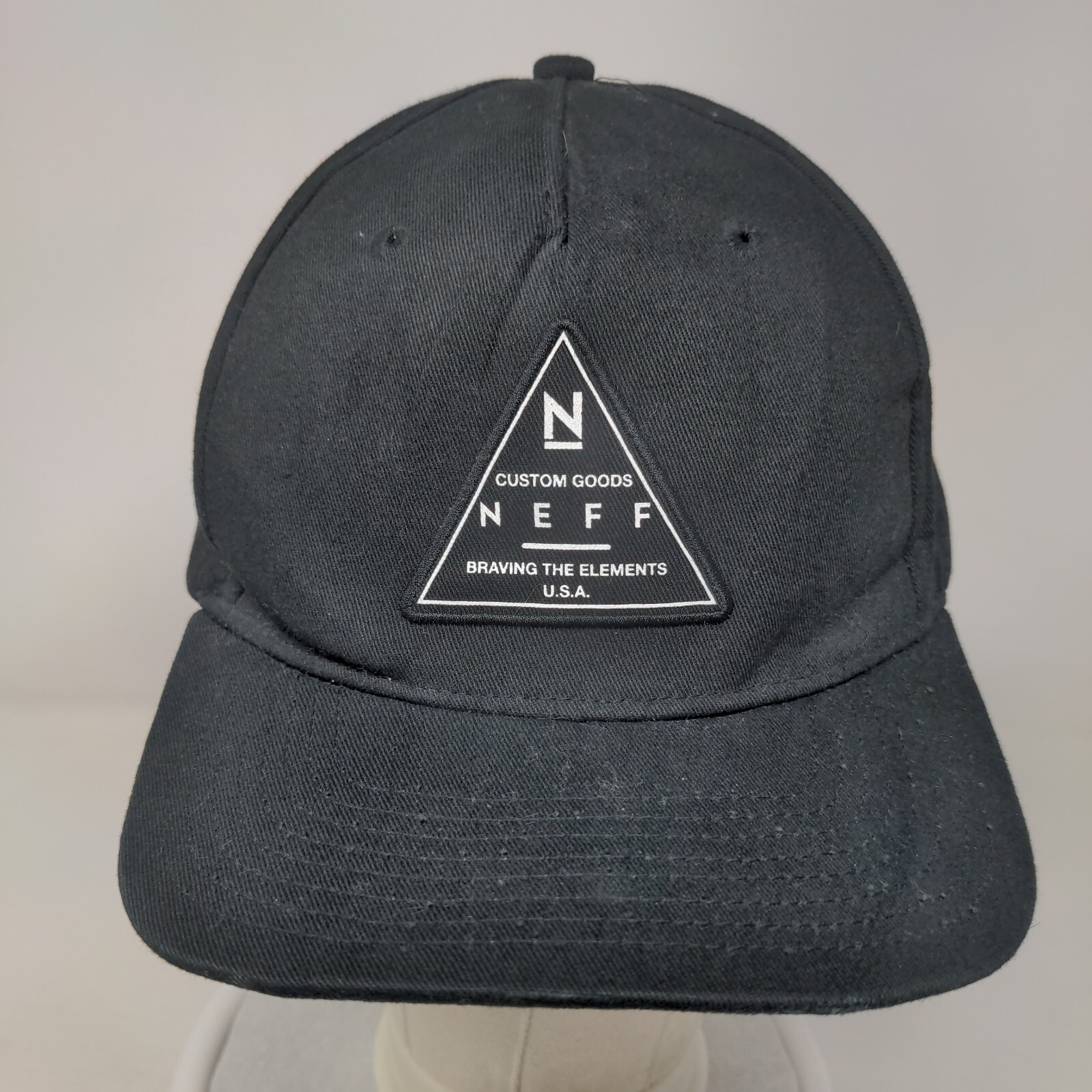 Neff Patch Snapback Hat Black One Size Adjustable… - image 2