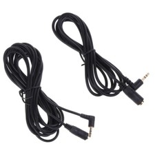 2.5mm 90 Right Angled Male To Female Adaptor Cable Cord Jack for Headphone