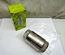 Strataflo 2400 1" NPT Check Valve Nickel Plated Brass