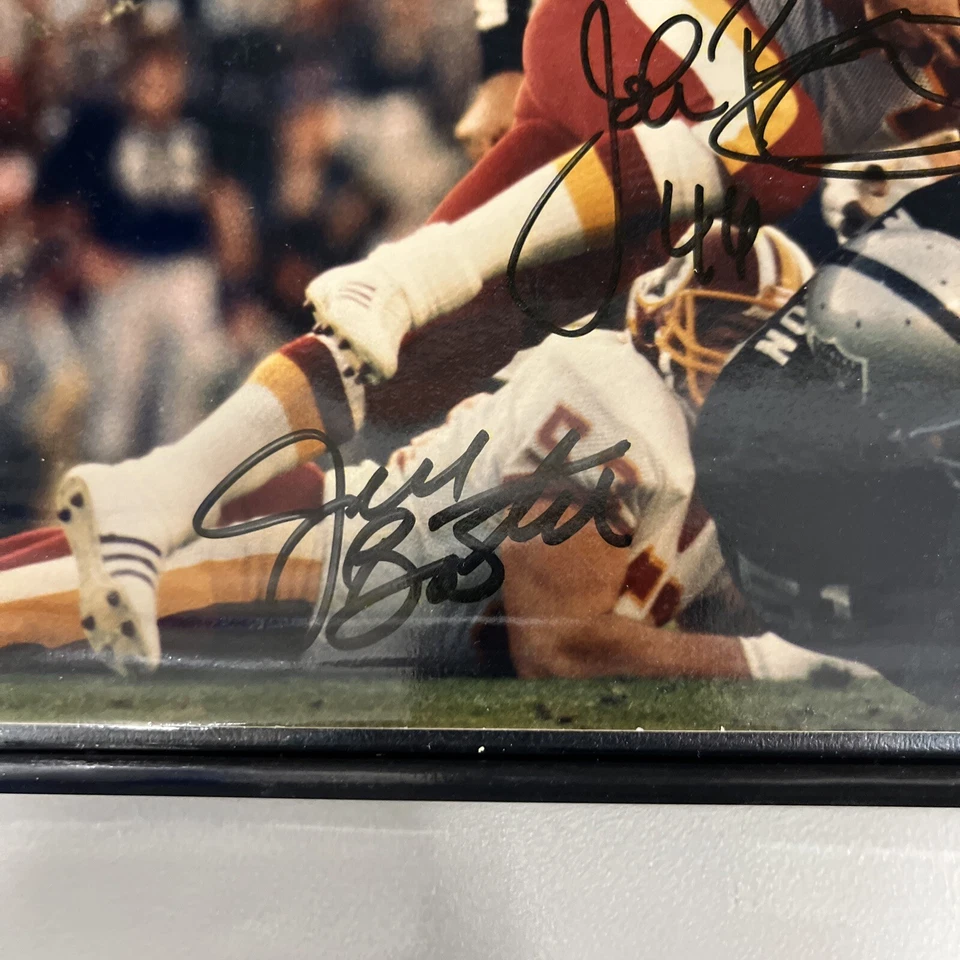 Super Bowl XVIII John Riggins/Jeff Bostic Signed JSA Certified Collectors Book - Image 3 of 4
