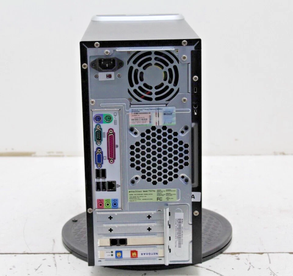 eMachines T5274a Desktop Computer Intel Pentium Dual Core 2GB Ram No HDD - Image 3 of 3