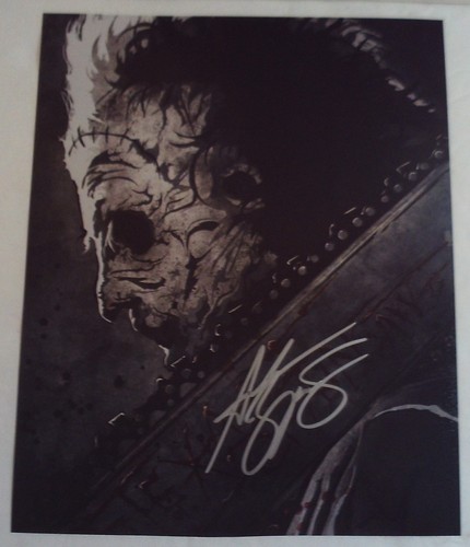 ANDREW BRYNIARSKI Autographed 8X10 Photograph AUTOGRAPH Texas Chainsaw Massacre - 第 1/2 張圖片