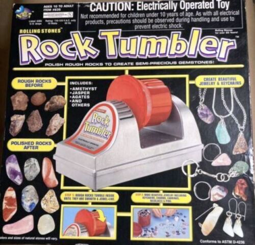 Rolling Stones Rockbecher - polierte raue Felsen mit Edelsteinen und Schmuckset zum Selbermachen - Bild 1 von 1