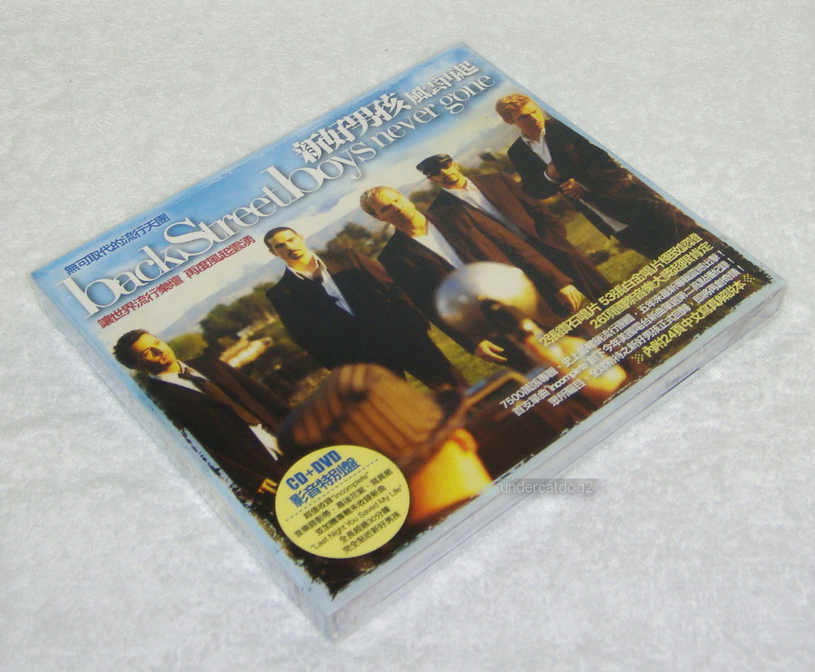 Backstreet Boys Never Gone Taiwan Ltd CD+DVD+24P booklet | eBay