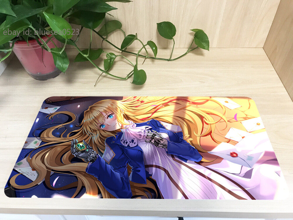 Violet Evergarden Anime Mouse Pad Gaming Keyboard Work Desk Mat  -image