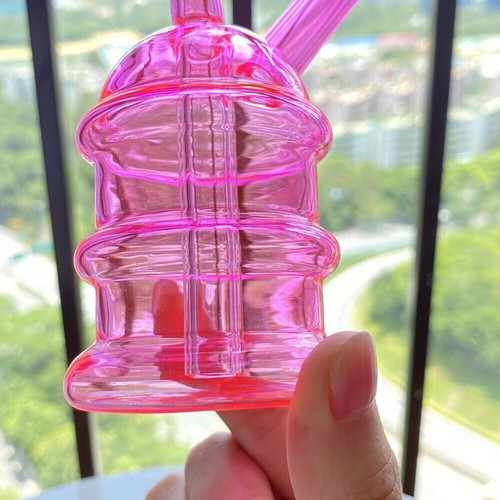 4,4 pouces dôme bang en verre chicha narguilé fumeur pipe à eau bulleur + bol NEUF - Photo 3/3