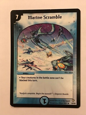 Marine Scramble Duel Masters Dm08 Rare Card Tcg Ccg Ebay