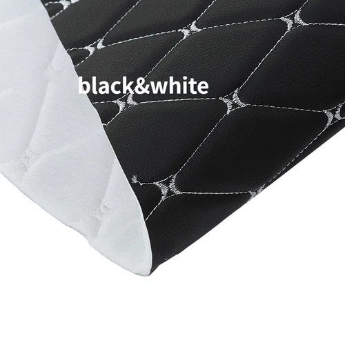 Kunstleder Stoff Schwamm Gesteppt Autositzbezug Matte Polstermaterial Borten - Bild 13 von 15