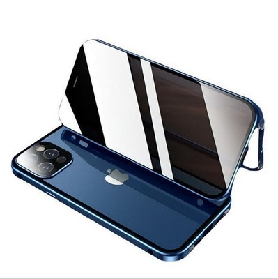 Doppelseitige Fall für iPhone 12 Pro Max 11 XR X 8 7 Anti-Peep Glas Abdeckung