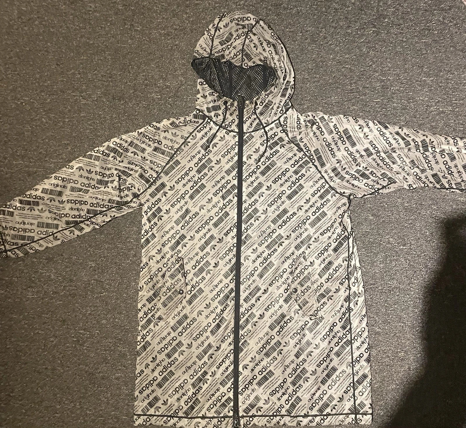 Adidas Giacca Uomo Alexander Wang Taglia:large xl m Giacca Antipioggia