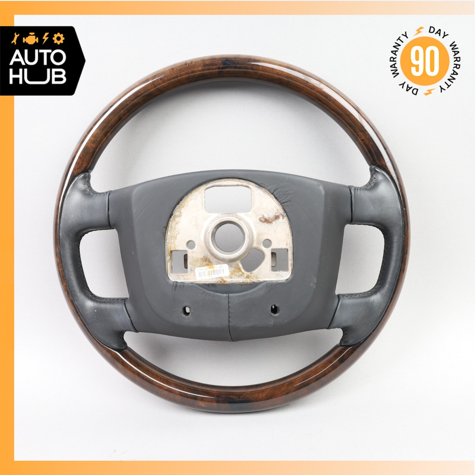 03-10 Bentley Continental GTC Speed GT  Driver Steering Wheel Wood OEM