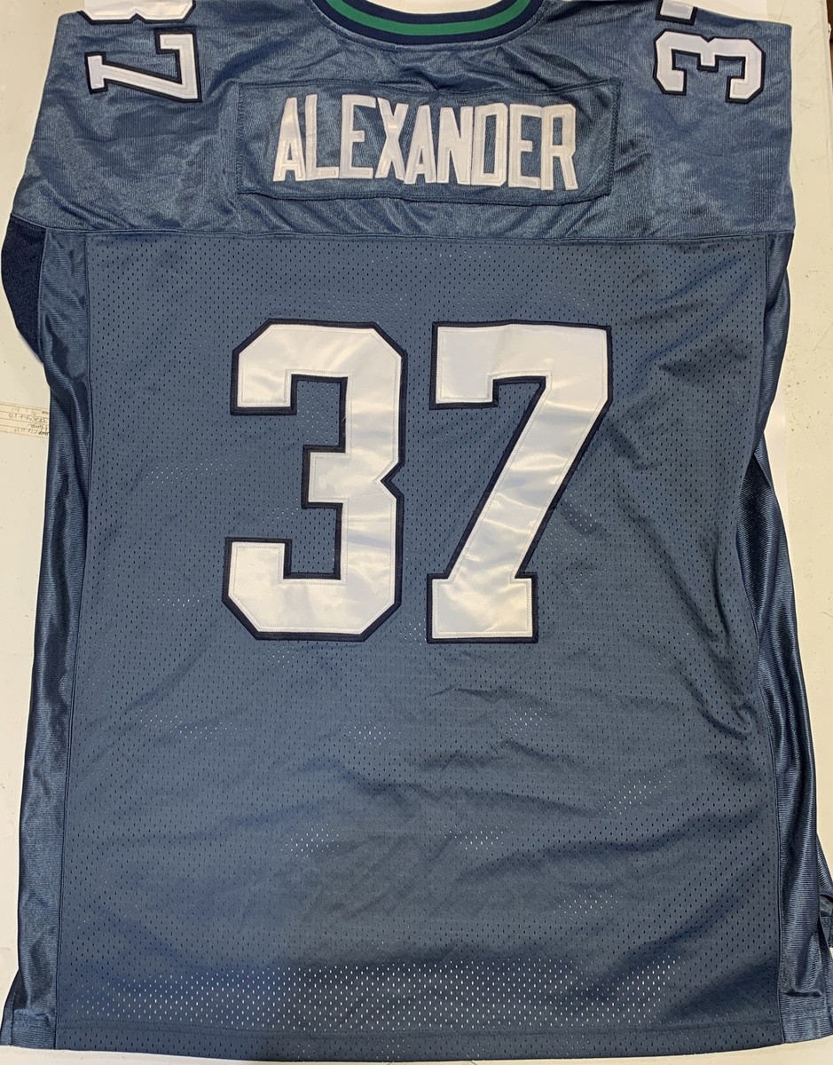 Reebok Seattle Seahawks Jersey Home Blue White Size 54 | eBay