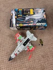 1993 HASBRO GI JOE GHOSTSTRIKER X-16 JET w/ BOX & ACE pilot COMPLETE WORKS 100%