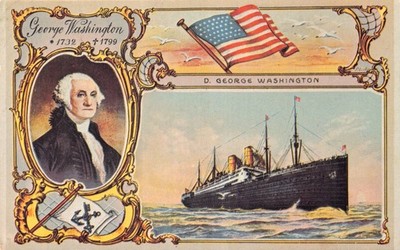 VERSAND & VERSAND GEORGE WASHINGTON UNBENUTZT SEHR GUT NEUWERTIG