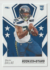 2020 Rookies and Stars #158 DeeJay Dallas RC - Seattle Seahawks