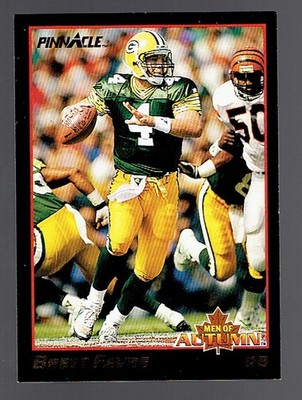 Brett Favre 1993 Score Pinnacle Men of Autumn #37  Green Bay Packers HOF