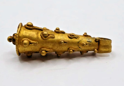 Römisches Gold Herkules Keulen Amulett 1. - 3. Jahrhundert n. Chr.