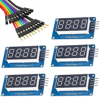 5 PCS 4 Digit 7 Segment Digital Tube LED Display Board For Arduino TM1637