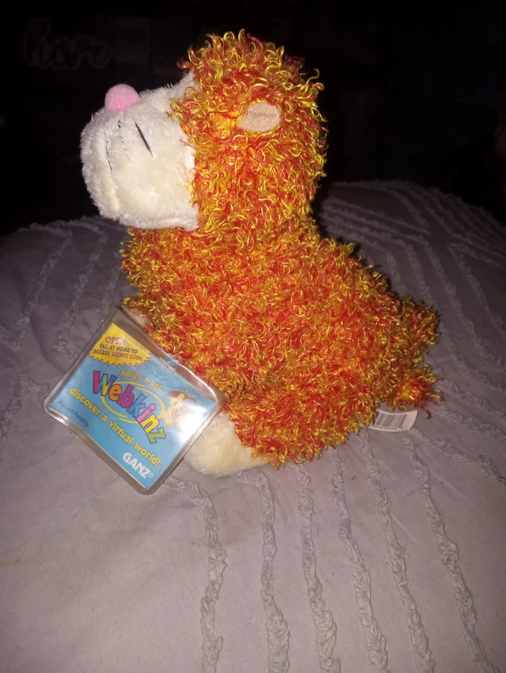 Ganz Webkinz Orange Cheeky Cat Retired With Sealed Code - Image 2 of 4